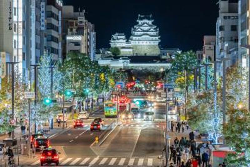 万博×Himeji大手前通りイルミネーション開催中！